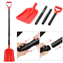 Carica l'immagine nel visualizzatore di Gallery, COFIT 120cm Pala da Neve, Extra Lunghezza Retrattile Rosso e Nero (66-120cm) - Ilgrandebazar