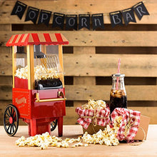 Carica l'immagine nel visualizzatore di Gallery, Gadgy Popcorn Machine - Retro Macchina Pop Corn Compatta, Aria Calda Senza... - Ilgrandebazar