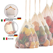 Carica l'immagine nel visualizzatore di Gallery, [Senza plastica]Sacchetti riutilizzabili , Sacchetti di Frutta e Verdura,...