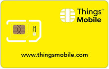 Carica l'immagine nel visualizzatore di Gallery, SIM Card per ALLARME e ANTIFURTO - Things Mobile - con copertura globale e...