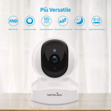 Carica l'immagine nel visualizzatore di Gallery, Telecamera di Sorveglianza WiFi, Wansview FHD 1080P Videocamera IP Bianco - Ilgrandebazar