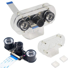 Carica l'immagine nel visualizzatore di Gallery, HiLetgo Raspberry Pi Camera 5MP OV5647 Adjustable-Focus Webcam Night Vision... - Ilgrandebazar