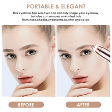 Carica l'immagine nel visualizzatore di Gallery, LIUMY Epilatore Sopracciglia Indolore,Brows Trimmer Rasoio，portatile Silver - Ilgrandebazar