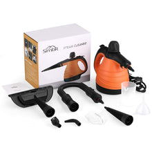 Carica l'immagine nel visualizzatore di Gallery, SIMBR Pulitore a Vapore Portatile,Pulitore Multiuso con 350ml, Arancio