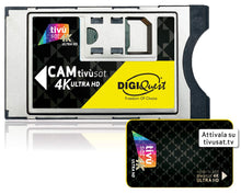 Carica l'immagine nel visualizzatore di Gallery, Digiquest CAM tivùsat 4K Ultra HD - Ilgrandebazar