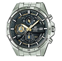 Carica l'immagine nel visualizzatore di Gallery, Casio EDIFICE Orologio, Robusta Cassa, 10 BAR, Dorato/Nero, Uomo con... - Ilgrandebazar