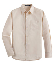 Carica l'immagine nel visualizzatore di Gallery, Spring&amp;Gege Camicia da ragazzo a maniche lunghe, uniforme formale, in twill... - Ilgrandebazar