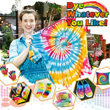 Carica l'immagine nel visualizzatore di Gallery, lenbest Tie Dye Kit, 26 Colori per Tessuti Permanenti a Cravatta Kit di...