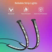 Carica l'immagine nel visualizzatore di Gallery, Govee Striscia LED Auto con Telecomando, Aggiornato 2-in-1 Design 4*22cm, Rgb - Ilgrandebazar