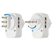 Carica l'immagine nel visualizzatore di Gallery, Electraline 71033 Adattatore Multipresa Tripla con Interruttore, Spina Bianco - Ilgrandebazar