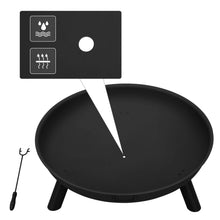 Carica l'immagine nel visualizzatore di Gallery, SONGMICS Braciere, Riscaldatore Esterno, Braciere da Giardino con... - Ilgrandebazar