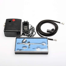 Carica l'immagine nel visualizzatore di Gallery, FOBUY 100-250V Compressore d'Aria per Aerografo Kit, Gravity Doppio Azione... - Ilgrandebazar