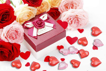 Carica l'immagine nel visualizzatore di Gallery, Fangoo 220 Pezzi Gemme a Cuore Piatto in Acrilico Rosa con 1LB, Rosso - Ilgrandebazar