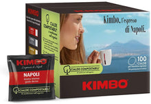 Carica l'immagine nel visualizzatore di Gallery, Kimbo Cialde Compostabili Napoli - 100 Cialde