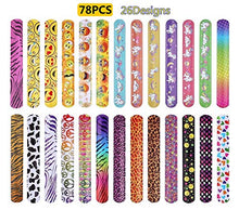 Carica l'immagine nel visualizzatore di Gallery, Yetech 78 Pezzi Braccialetti per Bambini, Slap Multicolore - Ilgrandebazar