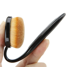 Carica l'immagine nel visualizzatore di Gallery, Start Makers pennelli ovali make up - 10pcs / Set Spazzolino stile black