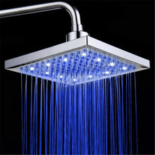 Carica l'immagine nel visualizzatore di Gallery, DELIPOP, soffione per doccia quadrato con 12 LED, 20,3 cm, 3 Colours - Ilgrandebazar