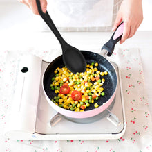 Carica l'immagine nel visualizzatore di Gallery, joyoldelf Set da Cucina in Silicone 5 Pezzi - Spatole, 11.4*3.2*3.9, Nero - Ilgrandebazar