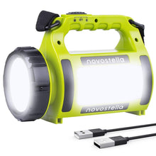 Carica l'immagine nel visualizzatore di Gallery, Novostella Torcia Lanterna LED 3 in 1, Lampada Ricaricabile USB 2000mAh - Ilgrandebazar