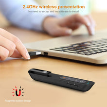 Carica l'immagine nel visualizzatore di Gallery, Puntatore Laser, Doosl Presentatore Wireless Presentazione Powerpoint da Nero