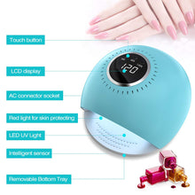 Carica l'immagine nel visualizzatore di Gallery, Lampada UV LED - 84W Essiccatore per Unghie a con 5 secondi di blu