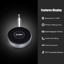 Carica l'immagine nel visualizzatore di Gallery, Audew Ricevitore bluetooth Wireless Mini e Kit Audio Adattatore (bluetooth... - Ilgrandebazar