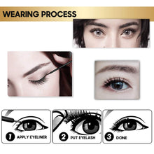 Carica l'immagine nel visualizzatore di Gallery, Eyeliner Magnetico Waterproof Nero, Ciglia Magnete Per Trucco Magnetic... - Ilgrandebazar
