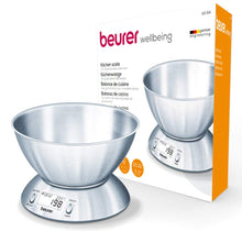 Carica l'immagine nel visualizzatore di Gallery, Beurer KS 54- Bilancia da Cucina con Ciotola in Acciaio Inox