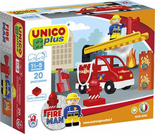 Carica l'immagine nel visualizzatore di Gallery, COSTRUZIONE Unico City-Pompieri Veicolo 20pz 8546 - Ilgrandebazar