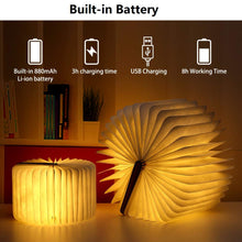 Carica l'immagine nel visualizzatore di Gallery, Yuanj Lampada Libro USB Ricaricabile, a Forma di Mini, Luce calda - Ilgrandebazar