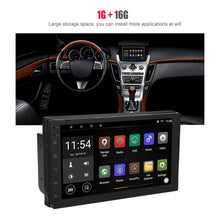 Carica l'immagine nel visualizzatore di Gallery, Autoradio android 7" Comandi al volante  2 Din, Touch Screen da 7 pollici Bluetooth WiFi Lettore Multimediale Supporto Lettore MP5 GPS / Immagine di Retromarcia / Controllo del Volante / Radio - Ilgrandebazar