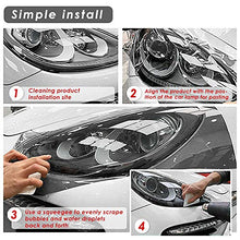 Carica l'immagine nel visualizzatore di Gallery, Wilktop Pellicola per Fari Auto, PVC Adesivo Faro Auto Luce Nera - Ilgrandebazar