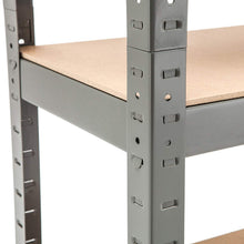 Carica l'immagine nel visualizzatore di Gallery, 150 cm x 70 cm x 30 cm, grigio a 5 ripiani (175KG per ripiano), capacità... - Ilgrandebazar
