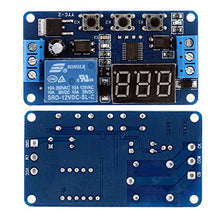 Carica l'immagine nel visualizzatore di Gallery, KKmoon 12V Modulo Relè Delay Timer Digitale Control Switch Relay Module, - Ilgrandebazar