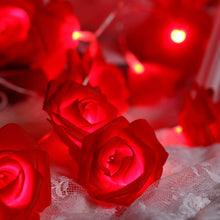 Carica l'immagine nel visualizzatore di Gallery, San Valentino Luci della Stringa Rosa, 6.5 ft 20 LED Luce Rosa Rossa