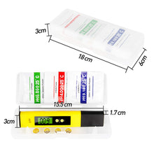 Carica l'immagine nel visualizzatore di Gallery, Mture PH Tester Misuratore Digitale, Alta Precisione con LCD Giallo - Ilgrandebazar