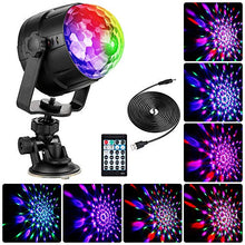 Carica l'immagine nel visualizzatore di Gallery, Anpro Luci Discoteca LED, USB Alimentata Palla da con 4M Cavo e... - Ilgrandebazar
