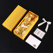 Carica l'immagine nel visualizzatore di Gallery, ETEREAUTY 24K Placcato Rosa Regalo, Artificiale Placcata con D'oro - Ilgrandebazar