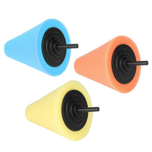 Carica l'immagine nel visualizzatore di Gallery, Lucidatura Auto Set,3Pcs Spugna Cono Tampone di Sfera di... - Ilgrandebazar