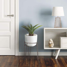 Carica l'immagine nel visualizzatore di Gallery, mDesign Midcentury Set da 3 Portavasi terra in metallo - Bronzo - Ilgrandebazar