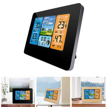 Carica l'immagine nel visualizzatore di Gallery, Houkiper Stazione Meteo Digitale con Previsioni del 16,5 * 6 * 13 cm, Black - Ilgrandebazar