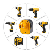 Carica l'immagine nel visualizzatore di Gallery, DE9071 3000mAh Ni-MH Sostitutiva per Dewalt 12V Batteria DC9071 DE9074 - Ilgrandebazar