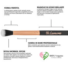Carica l'immagine nel visualizzatore di Gallery, Pennelli per Trucco Occhi Professionali - Make Up Kit di 7 Oro Rosa - Ilgrandebazar