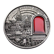 Carica l'immagine nel visualizzatore di Gallery, Moscow Kremlin 3D Big 55mm Diameter Russian Commemorative &amp; collectable Coin
