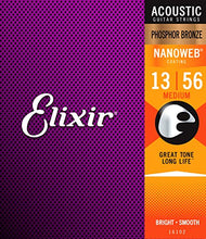 Carica l'immagine nel visualizzatore di Gallery, Elixir phosphor bronze 16102 medium 013-056 - Ilgrandebazar