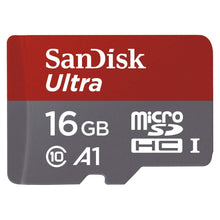 Carica l'immagine nel visualizzatore di Gallery, SanDisk Ultra Scheda di Memoria MicroSDHC da 16 GB e Adattatore, con A1 16