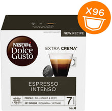 Carica l'immagine nel visualizzatore di Gallery, Nescafé Dolce Gusto Espresso Intenso Caffè, 6 Confezioni da 16 Capsule (96 Capsule)