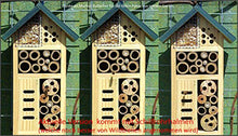 Carica l'immagine nel visualizzatore di Gallery, dobar 22648e - Casetta per Insetti, con api Dorate, in Robusto Legno...
