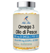 Carica l'immagine nel visualizzatore di Gallery, Rite-Flex | Olio di Pesce Omega 3 2000mg | Integratore Alimentare di 600mg EPA e DHA (365 Capsule Softgel)