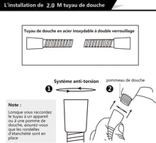 Carica l'immagine nel visualizzatore di Gallery, ACGAM Soffione Doccia Alta Pressione Anticalcare + 2 M Flessibile Doccia, 5... - Ilgrandebazar